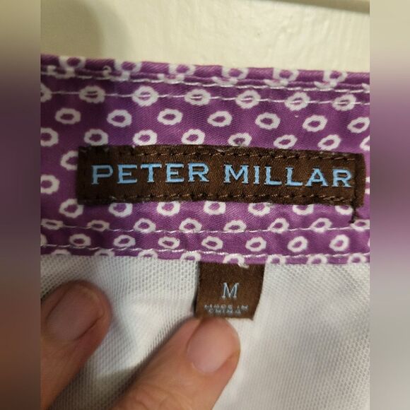 Peter Millar Purple White Swim Trunks Made in Italy, M - Picture 7 of 7